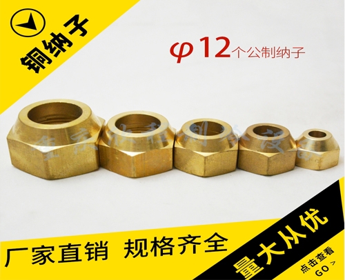 铜钠子公制 φ12个公制纳子 好的